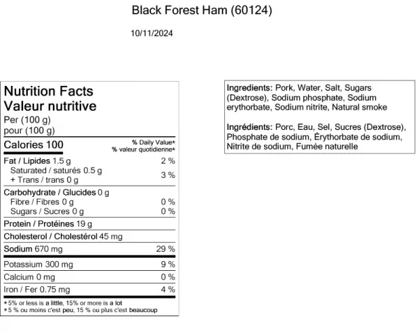 TRADITIONAL BLACK FOREST HAM